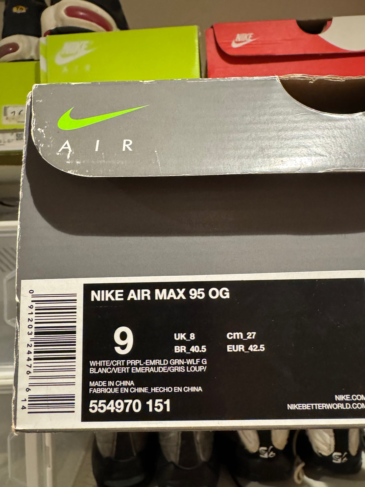 Nike air max 95 ‘Silver Grape’